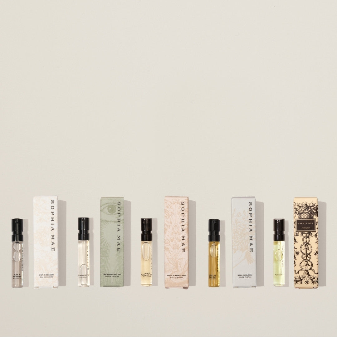 Five perfume samples SOPHIA MAE.