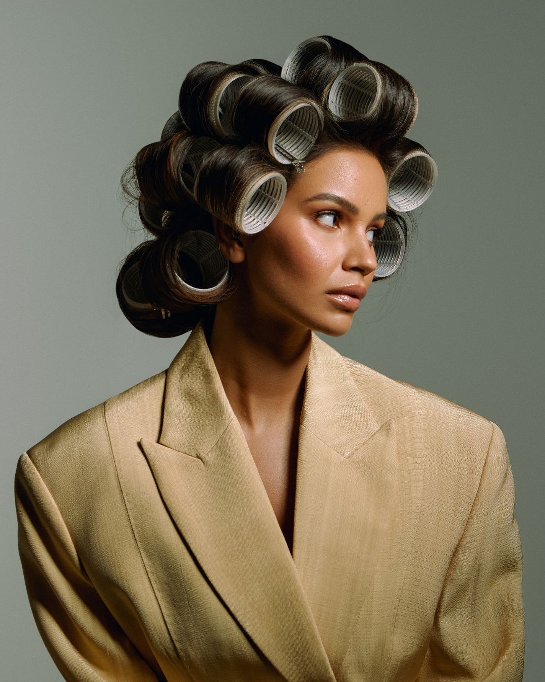 SOPHIA MAE campaign for hair rollers with founder Monica Geuze.