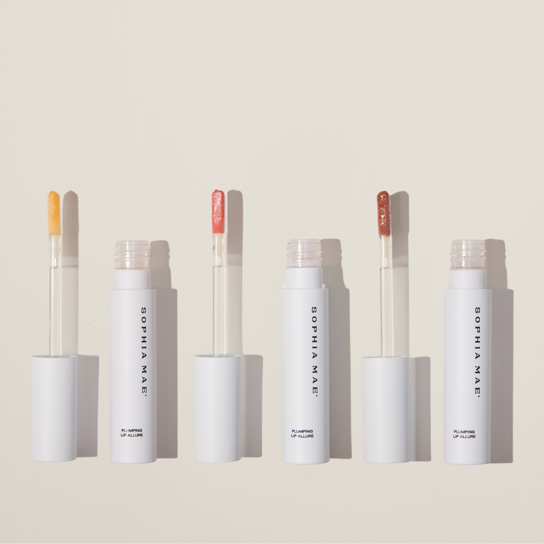 Three lip gloss shades for all skin types