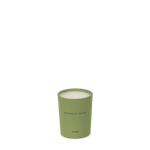 SOPHIA MAE Artemis scented Midi candle in a soft green glass holder. 