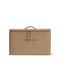 SOPHIA MAE's Luxury beauty case for cosmetics, skincare, and travel essentials.
