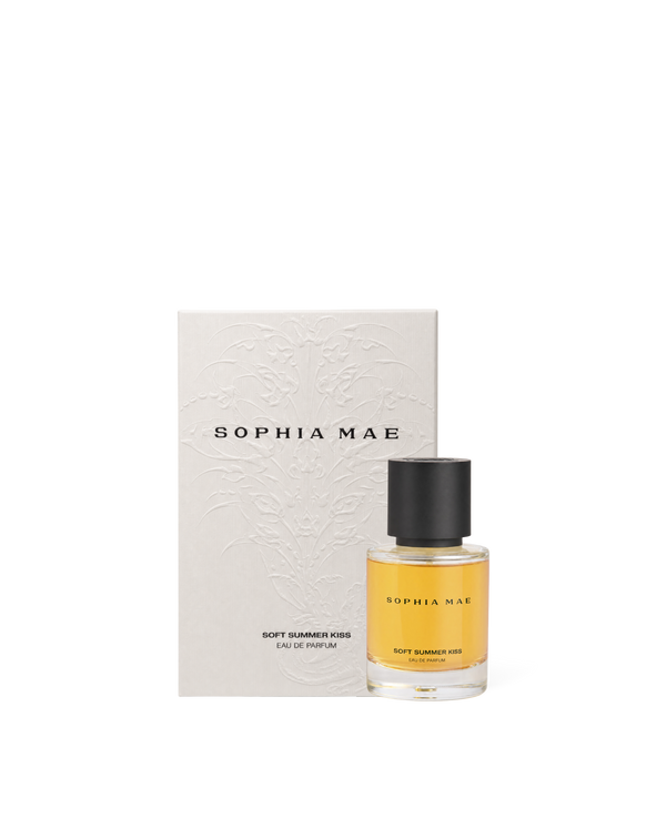 SOPHIA MAE Soft Summer Kiss 100 ml Eau de Parfum with branded packaging.
