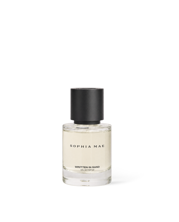 SOPHIA MAE Written In Sand 50 ml Eau de Parfum bottle.
