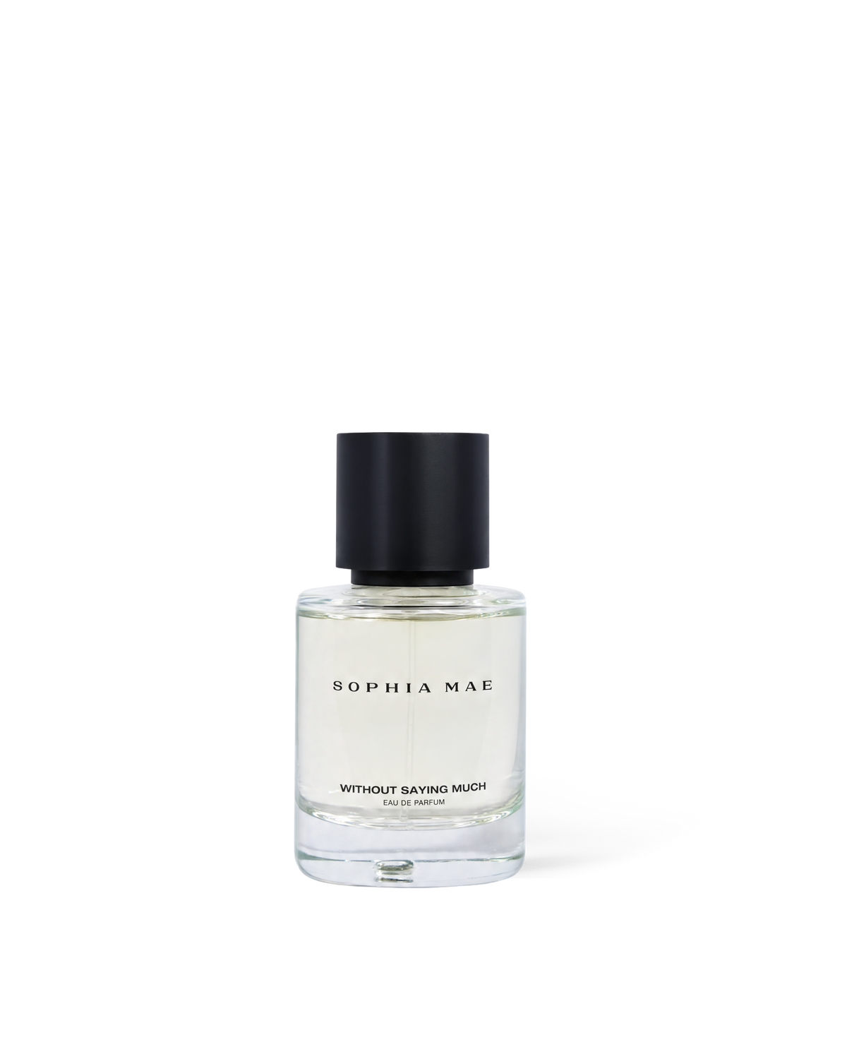 SOPHIA MAE Without Saying Much Eau de Parfum 50 ml bottle.