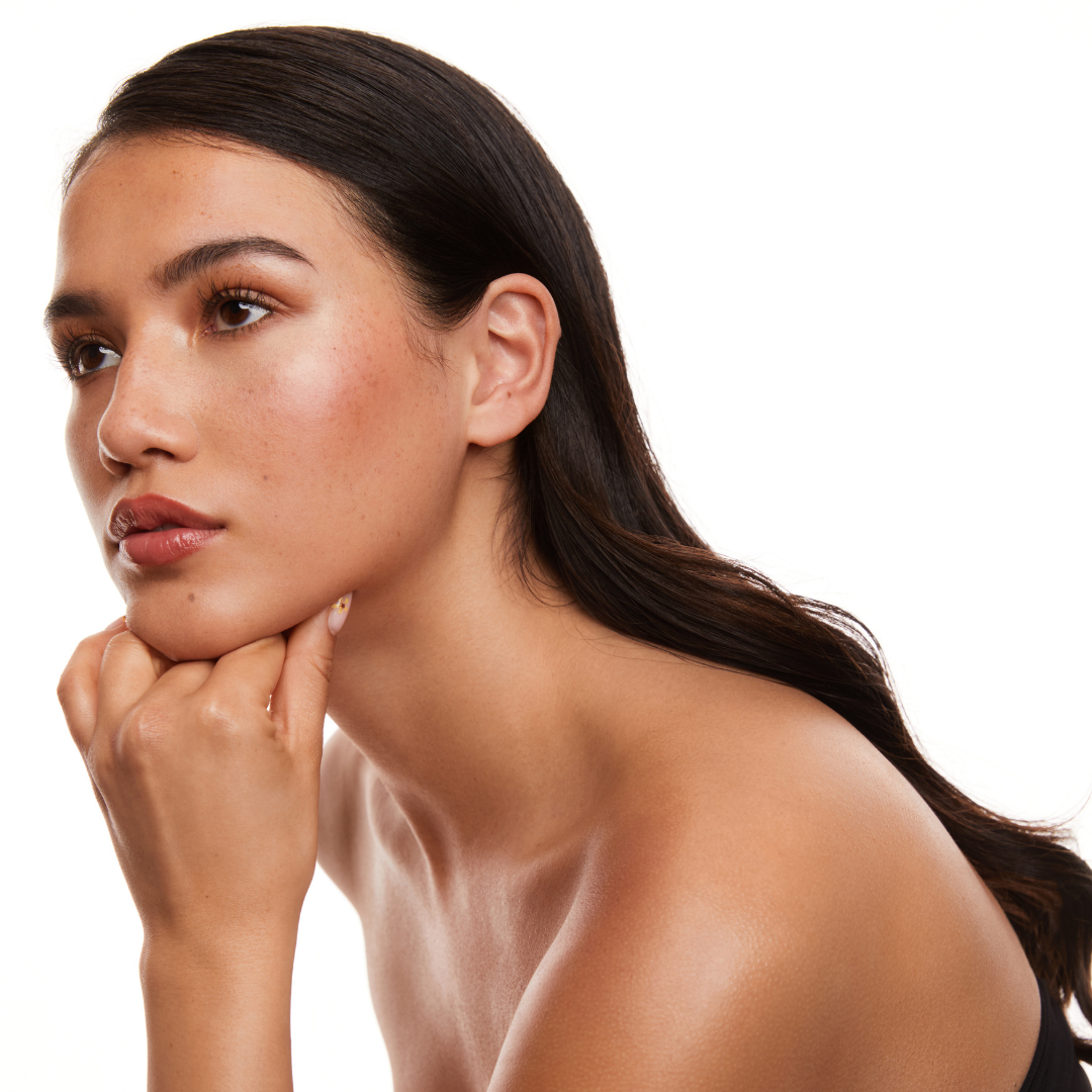 Satin Sheen by SOPHIA MAE – deeply nourishing oil blend for soft skin and lustrous hair, infused with a sun-kissed, elegant fragrance.